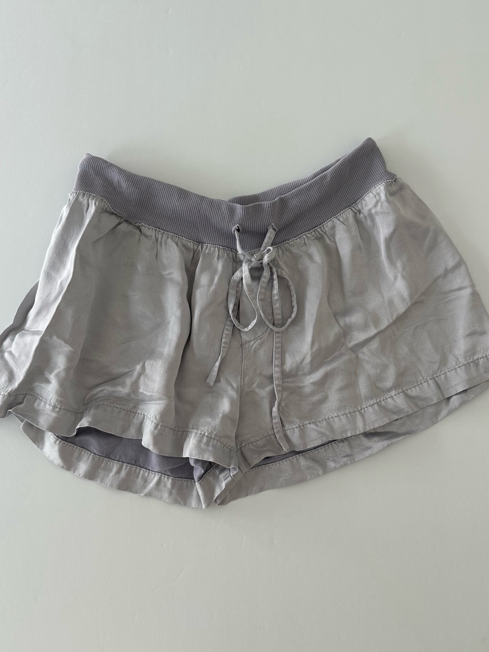 PJ Harlow Women's Mikel Satin Cotton Blend Sleep Shorts Size Small